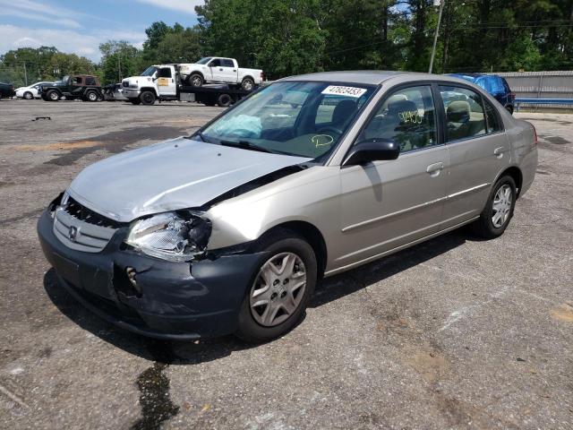 Photo 1 from auction – 2003 HONDA CIVIC LX with VIN 2HGES16553H507339