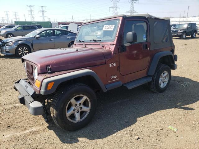 JEEP WRANGLER C 2003 with VIN 1J4FA39S63P360814 - Photo from auction