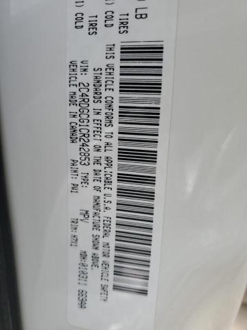 Photo 14 from auction – 2012 DODGE GRAND CARA with VIN 2C4RDGCG1CR242853
