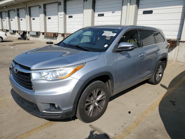 TOYOTA HIGHLANDER 2014 with VIN 5TDZKRFH9ES034591 - Photo from auction