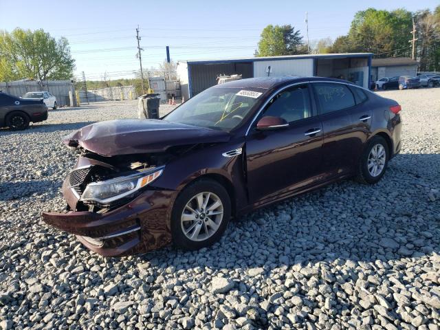 Photo 1 from auction – 2016 KIA OPTIMA LX with VIN 5XXGT4L33GG088716