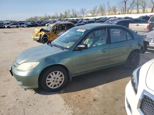 HONDA CIVIC LX 2004 with VIN 2HGES16654H621576 - Photo from auction