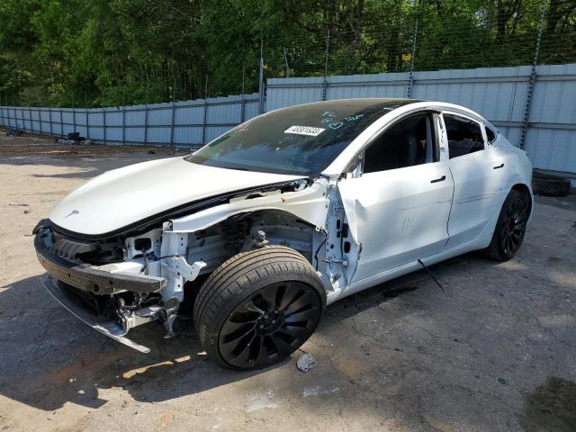 TESLA MODEL 3 2022 with VIN 5YJ3E1EC1NF120440 - Photo from auction