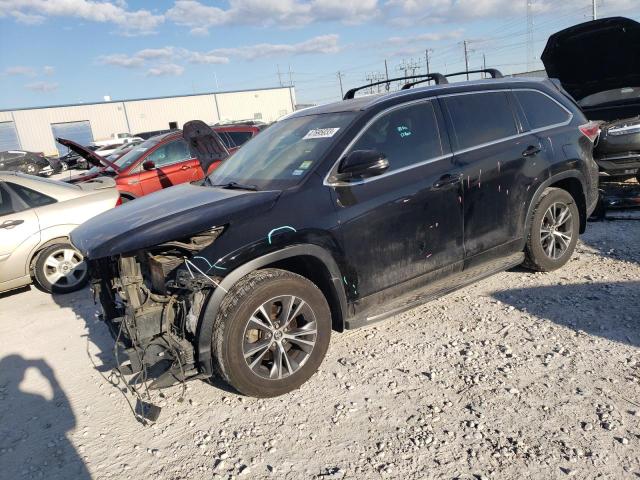 TOYOTA HIGHLANDER 2016 مع رقم تعريف المركبة 5TDJKRFH3GS502962 - صورة من المزاد