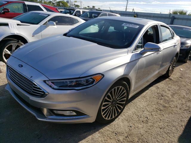 FORD FUSION SE 2017 with VIN 3FA6P0HD4HR291715 - Photo from auction