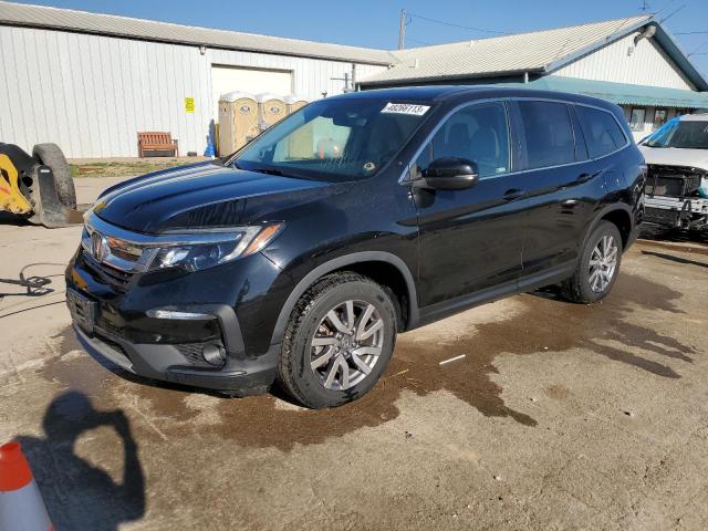 HONDA PILOT EXL 2019 with VIN 5FNYF6H44KB027606 - Photo from auction