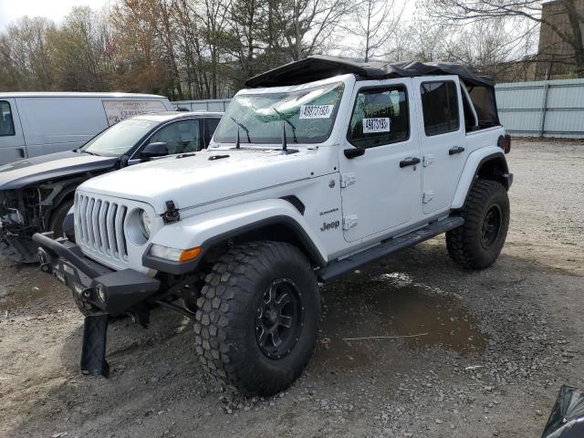 JEEP WRANGLER U 2018 with VIN 1C4HJXEGXJW299834 - Photo from auction