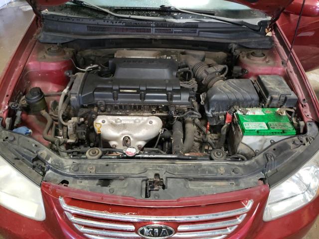 Photo 11 from auction – 2007 KIA SPECTRA EX with VIN KNAFE121975462087