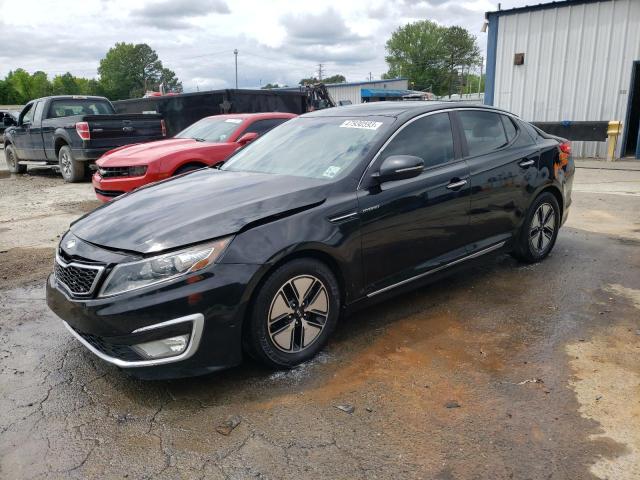 KIA OPTIMA HYB 2013 with VIN KNAGM4ADXD5057565 - Photo from auction