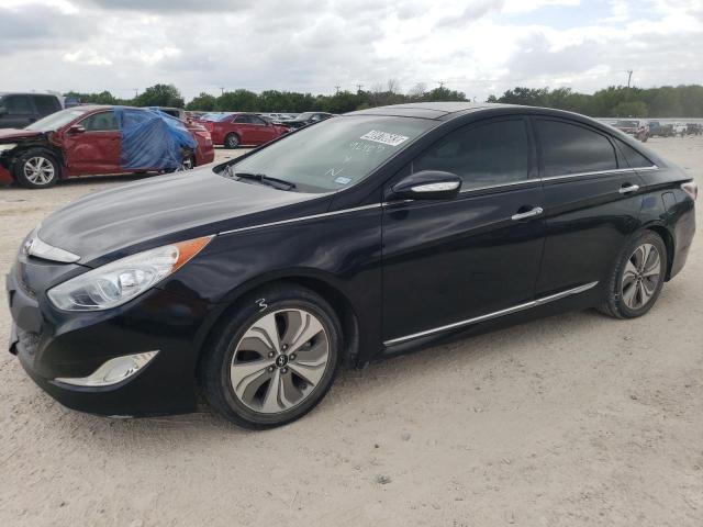 HYUNDAI SONATA HYB 2015 with VIN KMHEC4A42FA129152 - Photo from auction