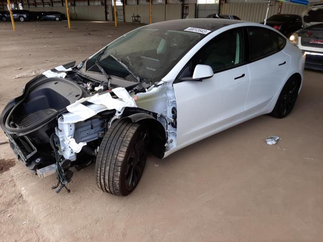 TESLA MODEL 3 2023 with VIN 5YJ3E1EC5PF500786 - Photo from auction
