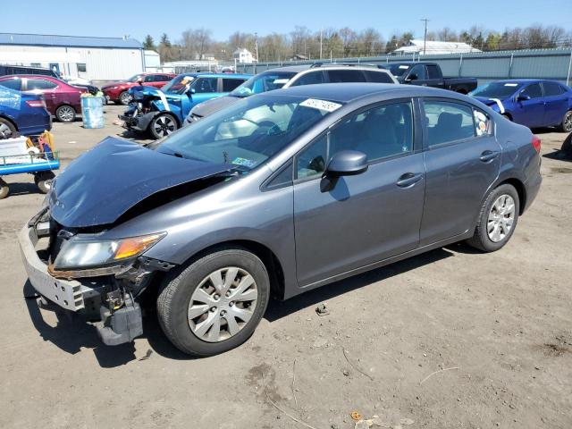 HONDA CIVIC LX 2012 with VIN 19XFB2F57CE346934 - Photo from auction