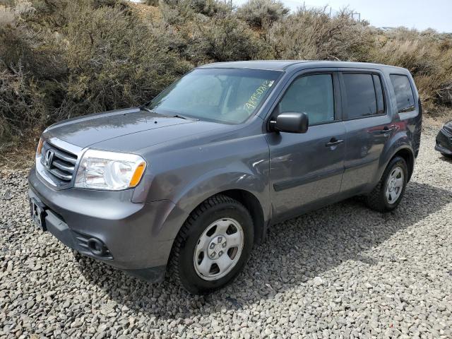 HONDA PILOT LX 2013 with VIN 5FNYF4H27DB041604 - Photo from auction