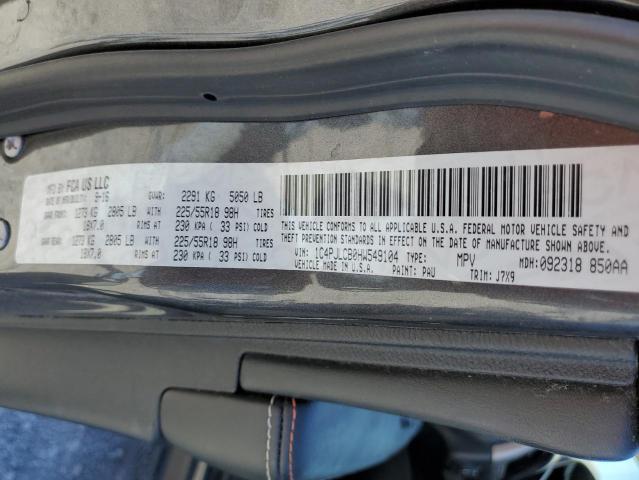 Photo 14 from auction – 2017 JEEP CHEROKEE L with VIN 1C4PJLCB0HW549104