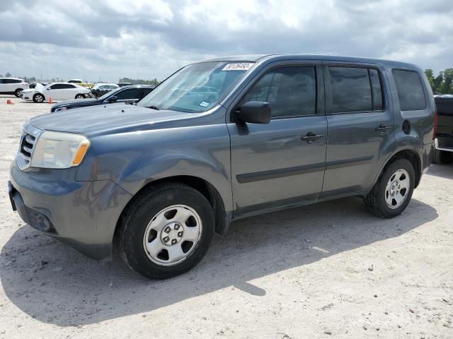 HONDA PILOT LX 2013 with VIN 5FNYF3H23DB007685 - Photo from auction