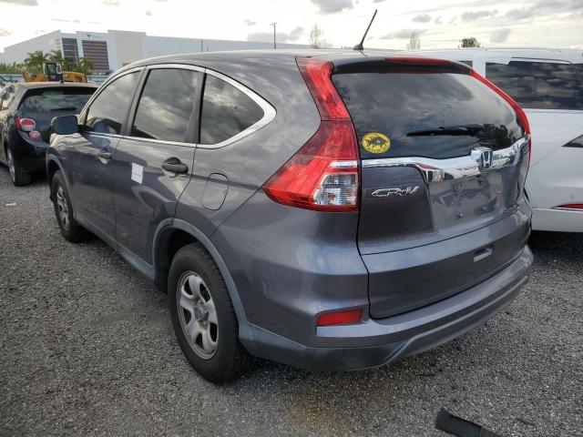 Photo 2 from auction – 2016 HONDA CR-V LX with VIN 2HKRM3H36GH532765
