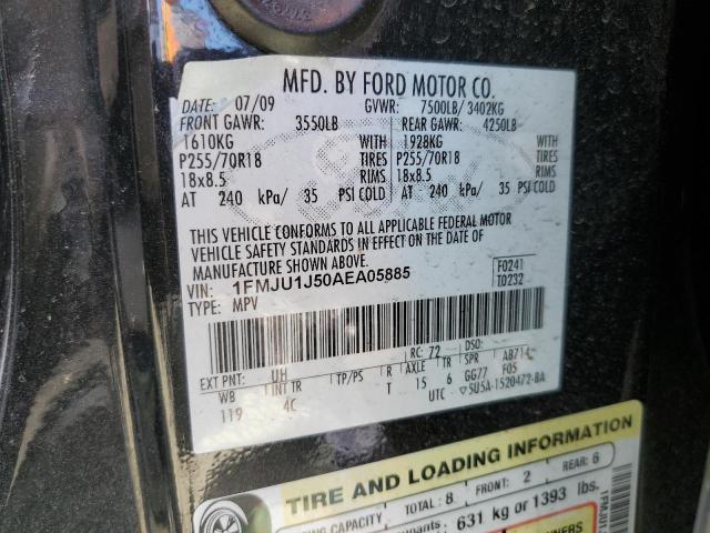 Photo 14 from auction – 2010 FORD EXPEDITION with VIN 1FMJU1J50AEA05885