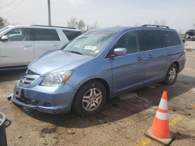 HONDA ODYSSEY EX 2005 with VIN 5FNRL38655B064360 - Photo from auction