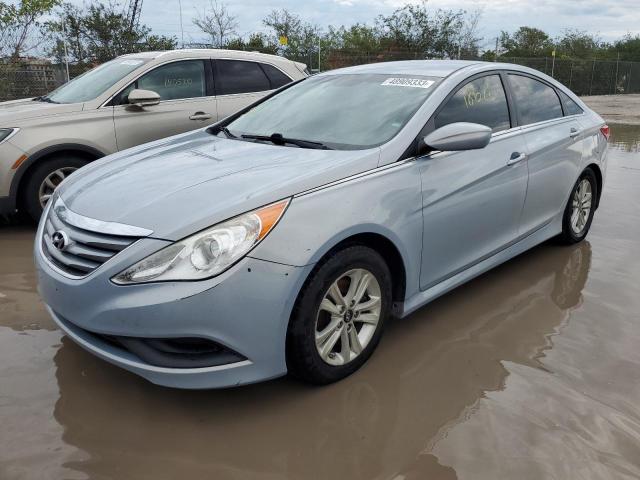 HYUNDAI SONATA GLS 2014 with VIN 5NPEB4AC8EH838285 - Photo from auction