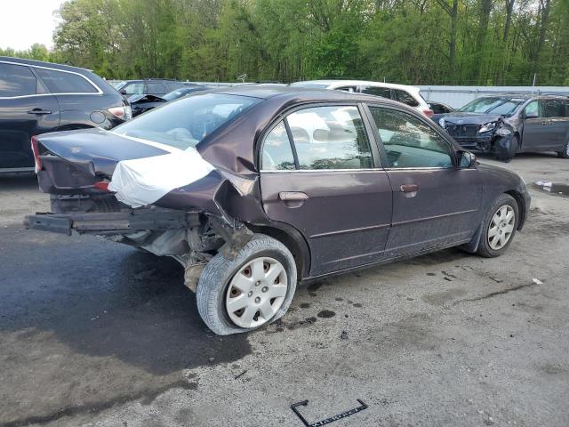 Photo 3 from auction – 2001 HONDA CIVIC EX with VIN 2HGES26751H508737