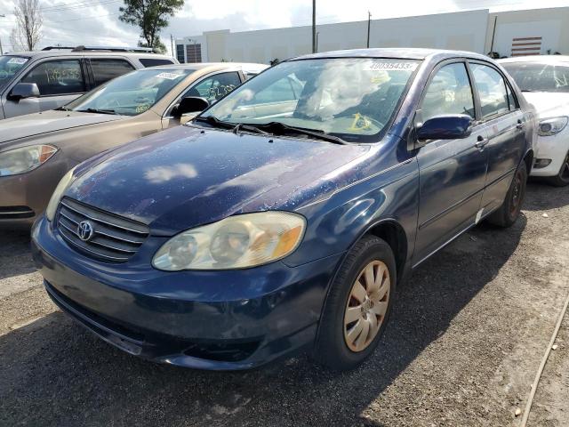 TOYOTA COROLLA CE 2003 with VIN JTDBR32E530026865 - Photo from auction