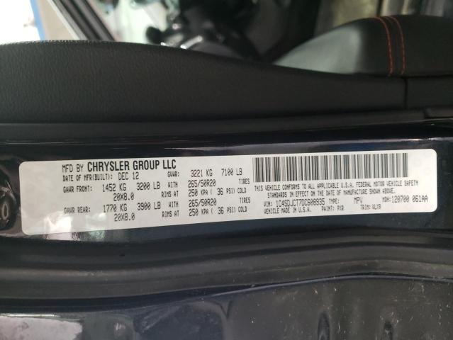 Photo 14 from auction – 2013 DODGE DURANGO R/ with VIN 1C4SDJCT7DC608935