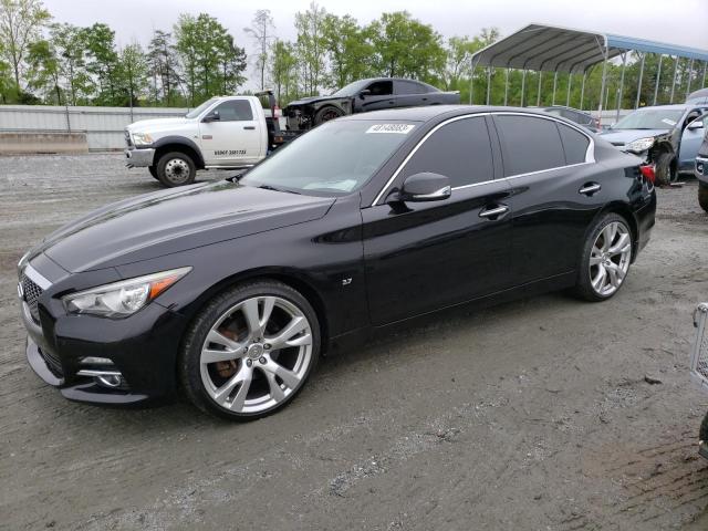 INFINITI Q50 BASE 2014 with VIN JN1BV7AR2EM707409 - Photo from auction
