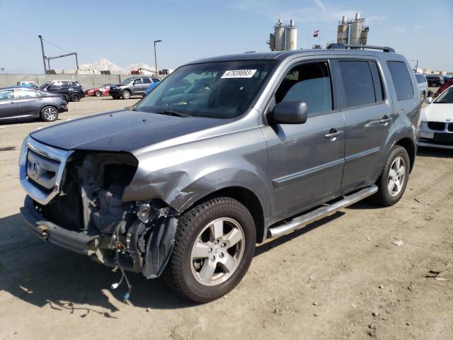 HONDA PILOT EXL 2011 with VIN 5FNYF3H66BB043144 - Photo from auction