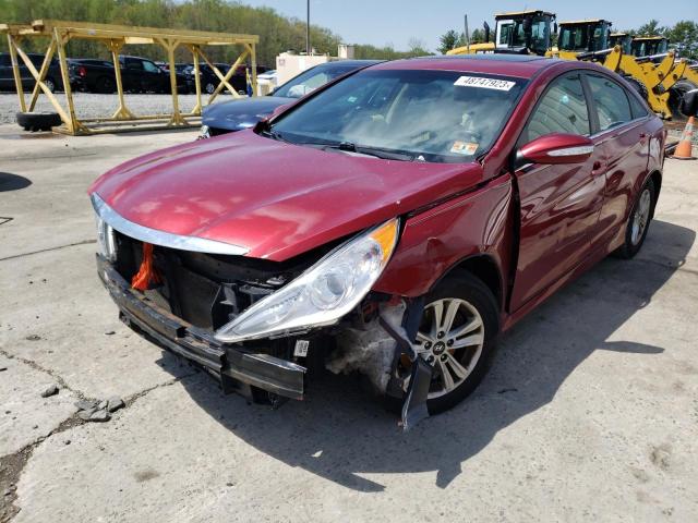 HYUNDAI SONATA GLS 2014 with VIN 5NPEB4ACXEH836859 - Photo from auction