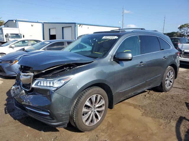 ACURA MDX TECHNO 2014 with VIN 5FRYD4H43EB008722 - Photo from auction