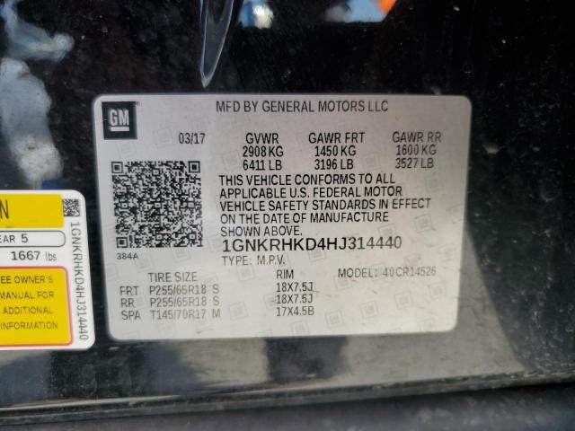 Photo 14 from auction – 2017 CHEVROLET TRAVERSE L with VIN 1GNKRHKD4HJ314440