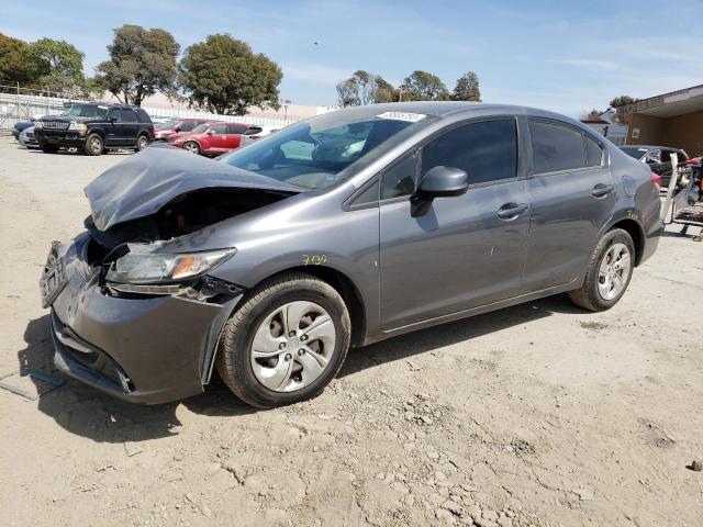 Photo 1 from auction – 2013 HONDA CIVIC LX with VIN 19XFB2F58DE288558