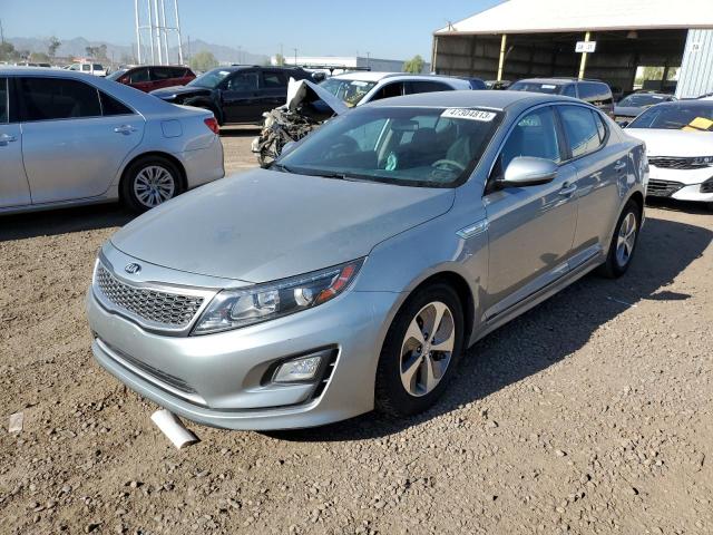 KIA OPTIMA HYB 2015 with VIN KNAGM4AD4F5078012 - Photo from auction