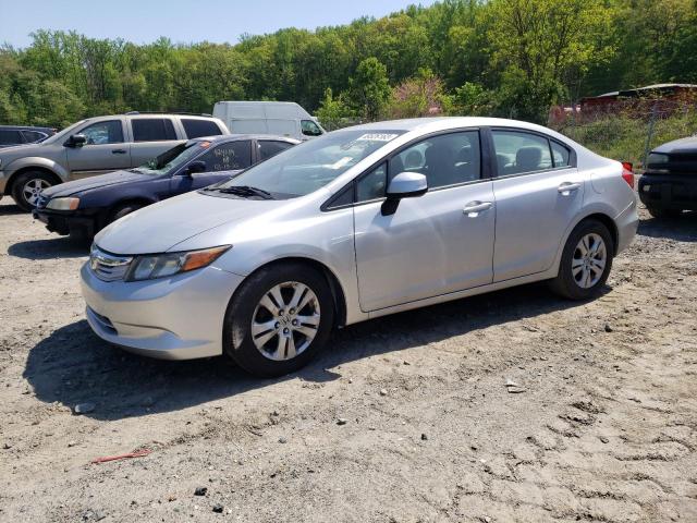 HONDA CIVIC LX 2012 with VIN 2HGFB2F50CH335117 - Photo from auction