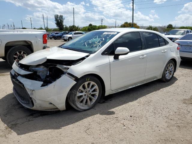 Photo 1 from auction – 2021 TOYOTA COROLLA LE with VIN 5YFVPMAE8MP207847