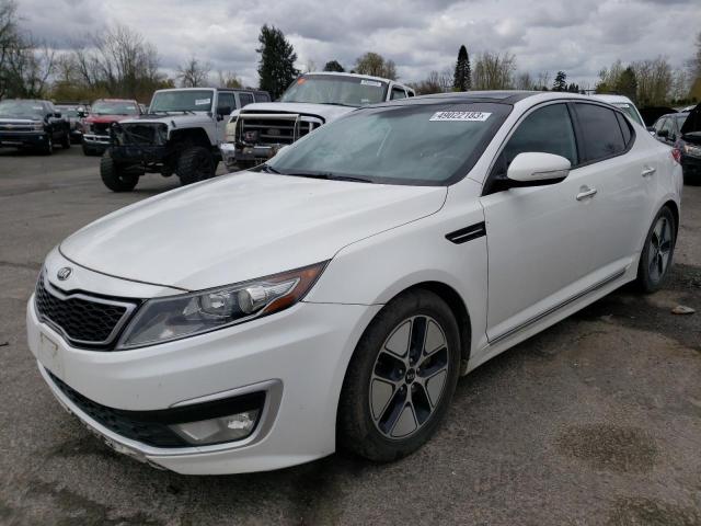 KIA OPTIMA HYB 2012 with VIN KNAGM4AD9C5025222 - Photo from auction