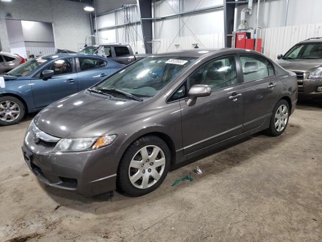 HONDA CIVIC LX 2010 with VIN 19XFA1F58AE054168 - Photo from auction