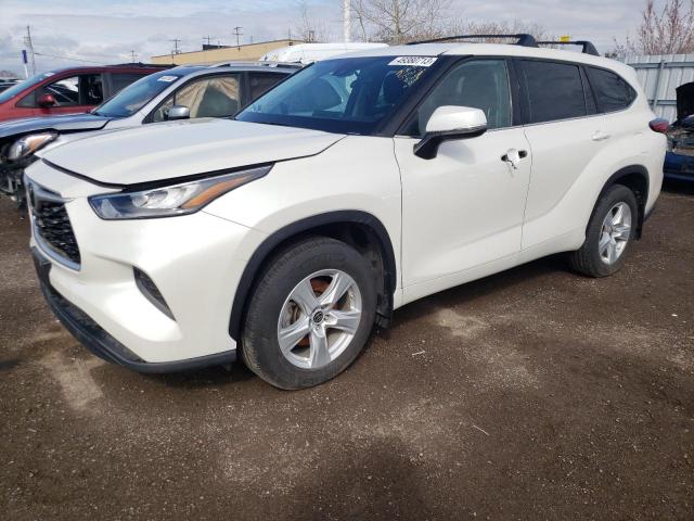 TOYOTA HIGHLANDER 2021 with VIN 5TDBZRBHXMS523101 - Photo from auction