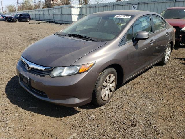HONDA CIVIC LX 2012 with VIN 2HGFB2F52CH529292 - Photo from auction