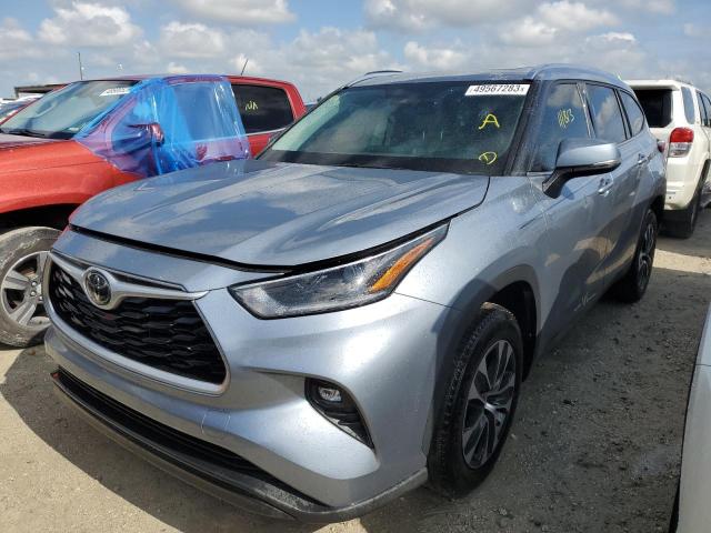 Photo 1 from auction – 2021 TOYOTA HIGHLANDER with VIN 5TDGZRAH0MS053751