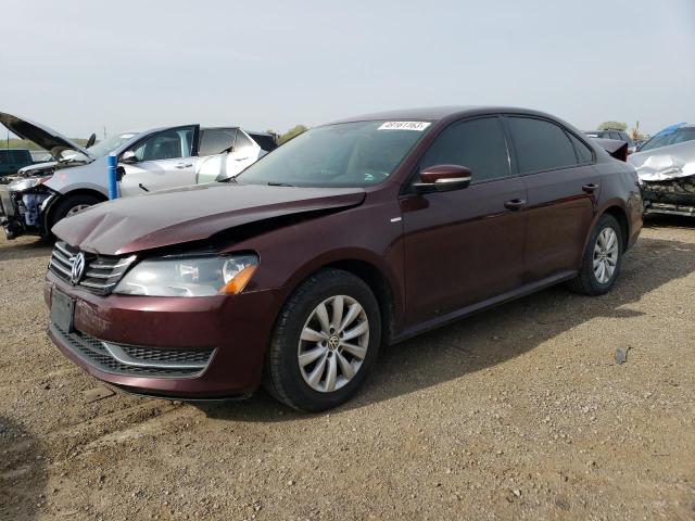 VOLKSWAGEN PASSAT S 2014 with VIN 1VWAS7A33EC101276 - Photo from auction
