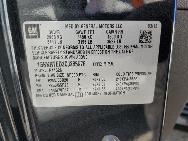 Photo 14 from auction – 2012 GMC ACADIA DEN with VIN 1GKKRTED2CJ285976