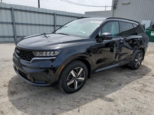 KIA SORENTO EX 2022 with VIN 5XYRH4LF6NG160103 - Photo from auction