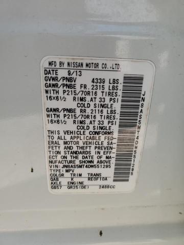 Photo 14 from auction – 2013 NISSAN ROGUE S with VIN JN8AS5MT4DW551295