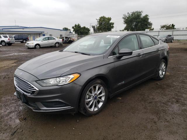 FORD FUSION SE 2017 with VIN 3FA6P0LU5HR313079 - Photo from auction