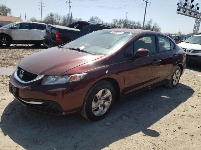 Photo 1 from auction – 2013 HONDA CIVIC LX with VIN 19XFB2F53DE004513