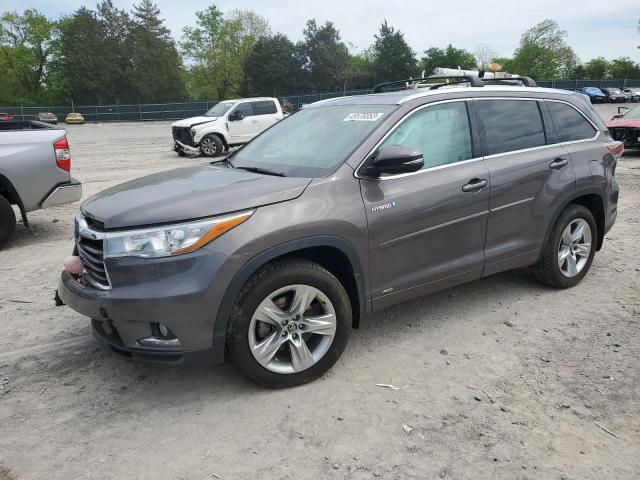 TOYOTA HIGHLANDER 2016 with VIN 5TDDCRFH8GS017940 - Photo from auction