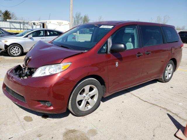 TOYOTA SIENNA 2011 with VIN 5TDZK3DC9BS008928 - Photo from auction