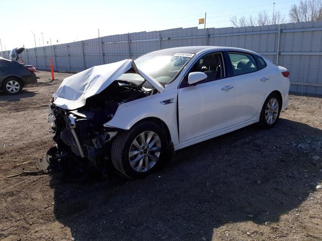 KIA OPTIMA EX 2016 with VIN 5XXGU4L3XGG027781 - Photo from auction