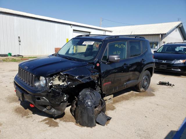 JEEP RENEGADE T 2017 with VIN ZACCJBCB1HPG43319 - Photo from auction